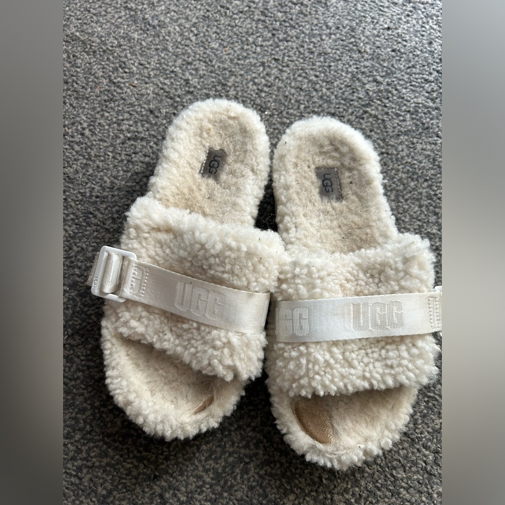 Ugg platform slippers